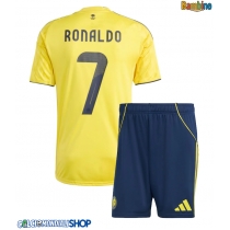 Maglie da calcio Al-Nassr Cristiano Ronaldo #7 Prima Maglia Bambino 2025-26 Manica Corta + Pantaloni corti)